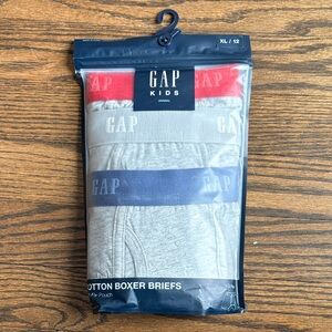 NWT GAP Kids Cotton Boxer Briefs, Size XL / 12